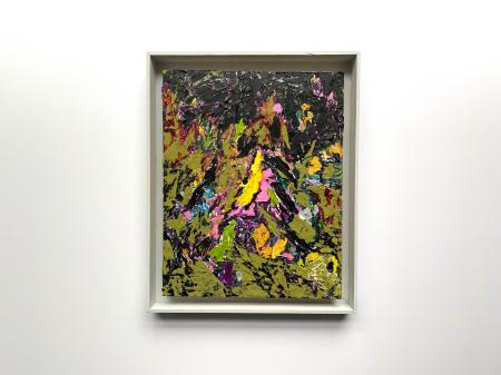 "Prince & Crosby" | Scale view with artist's frame