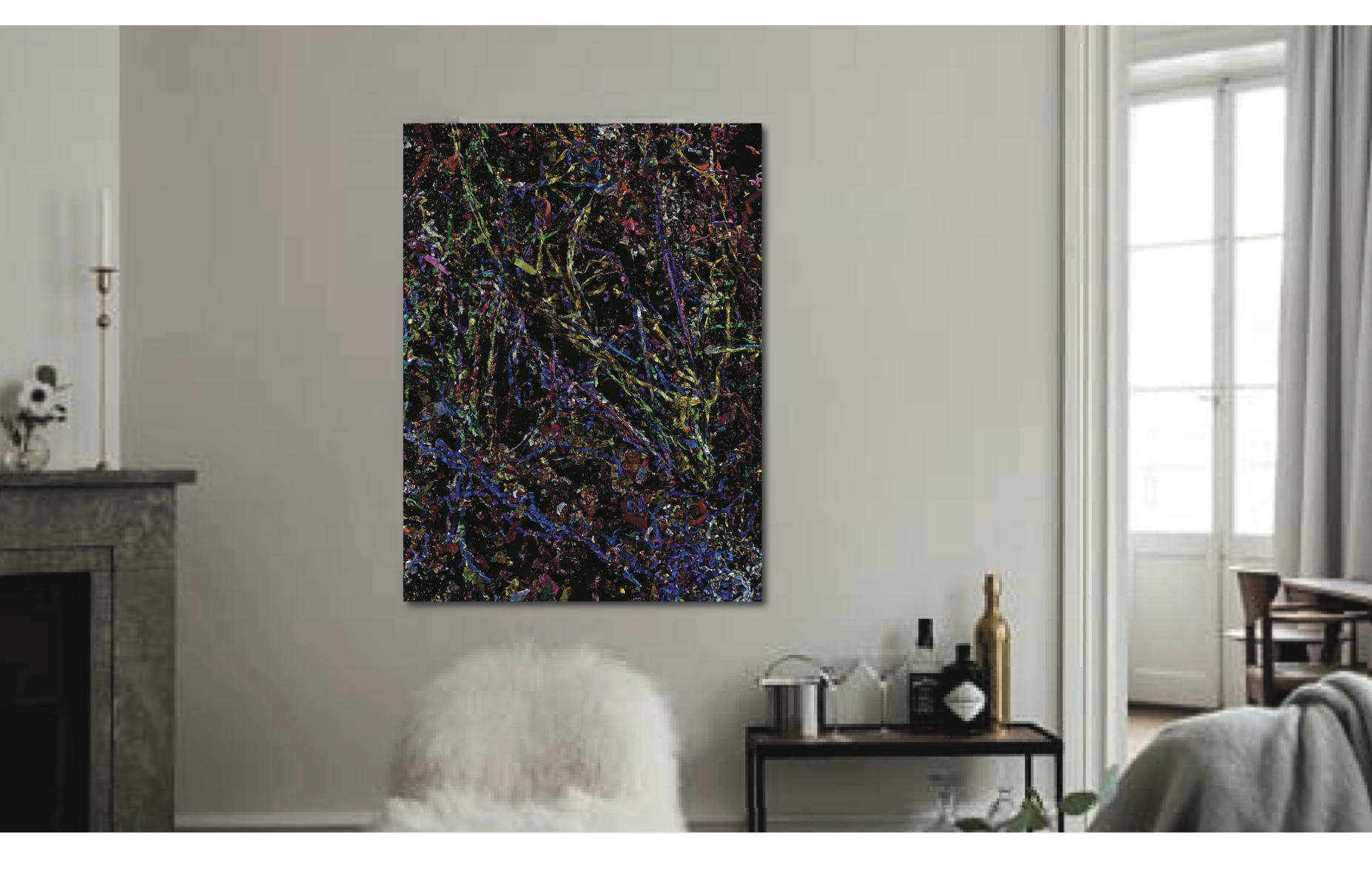 Zodiacs | "Year of the Jelly Fish" | Approximate unframed scale view