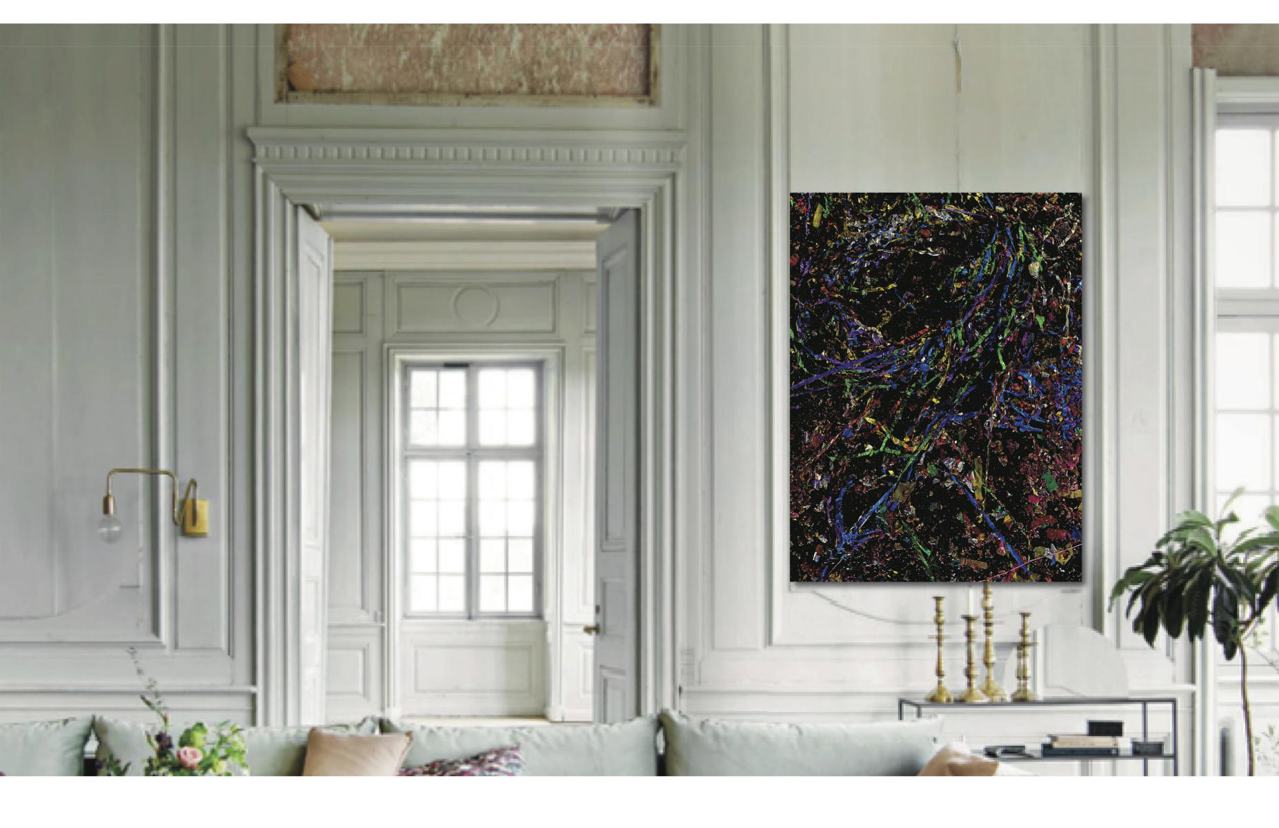 Zodiacs | "Year of the Raven" | Approximate unframed scale view