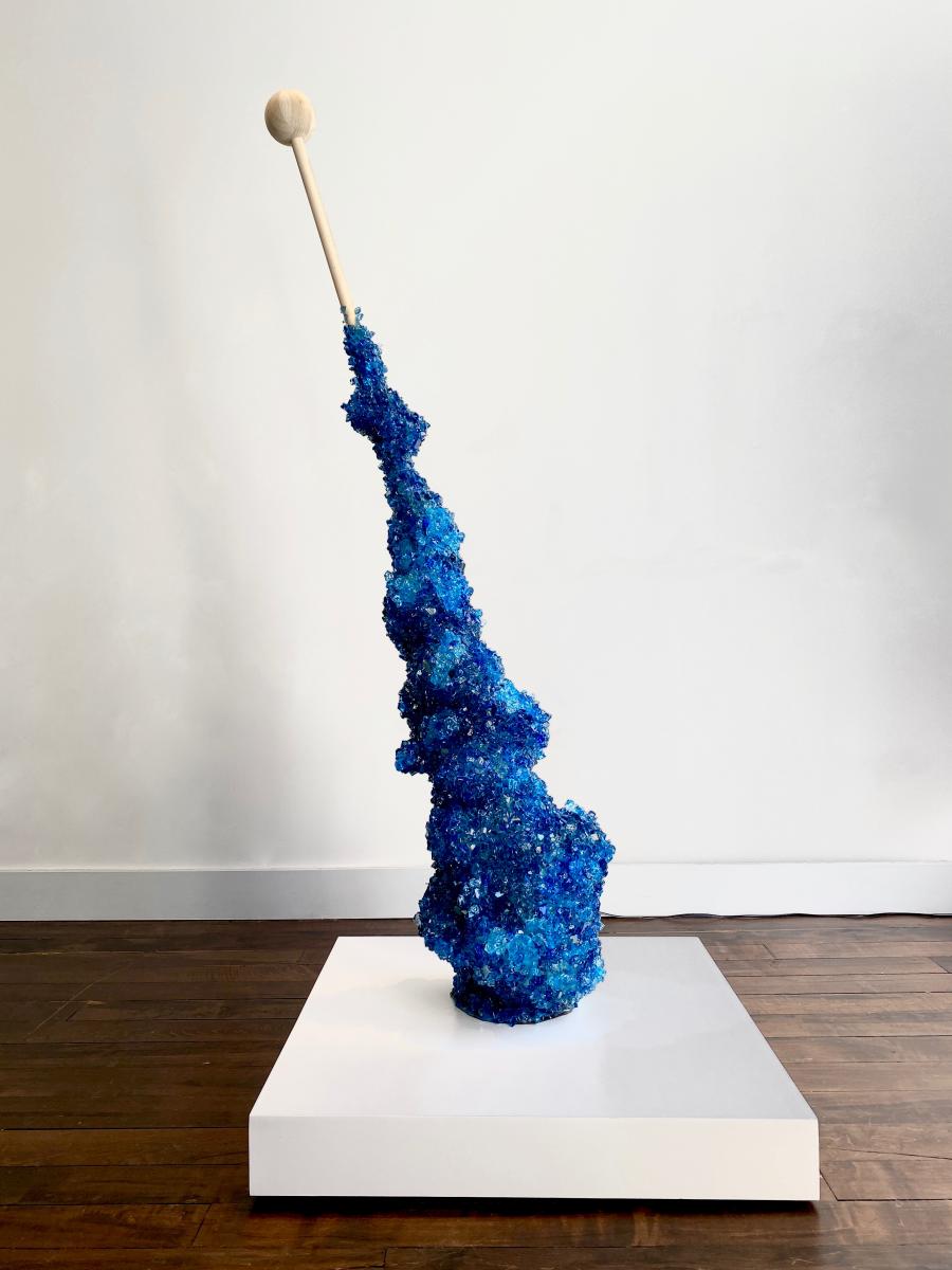 Sugar Stick | "Small Blue" 2020 | 69" X 20"