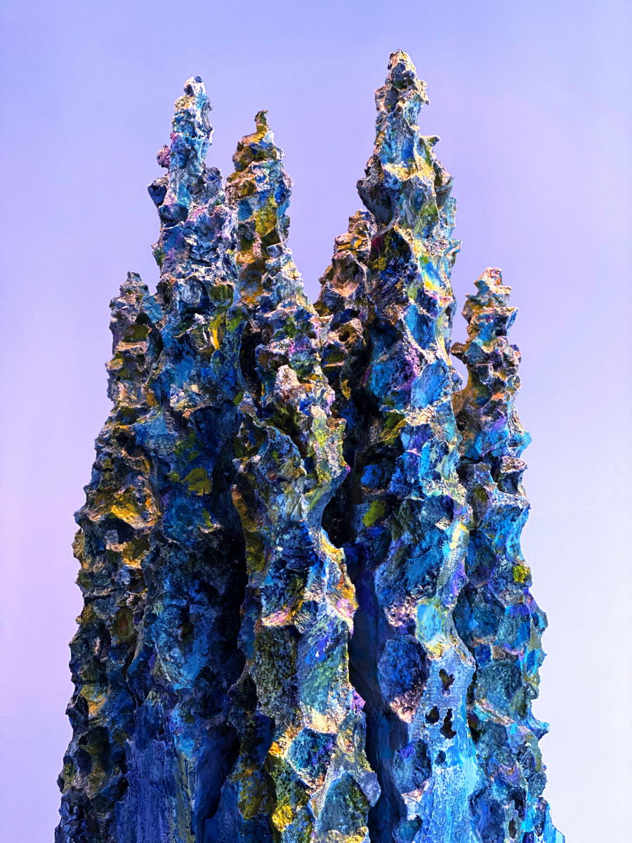 "Soft Blue #1" | From the series, SPIRES | 2009 | Digital C-print | Limited Edition of 5 with 1 AP | 58" X 45" 