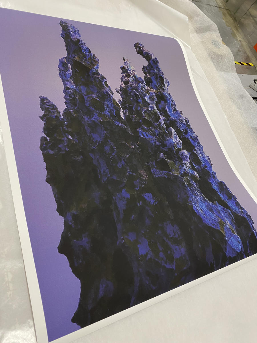 SPIRES | "Deep Blue #1" | Artist proof.