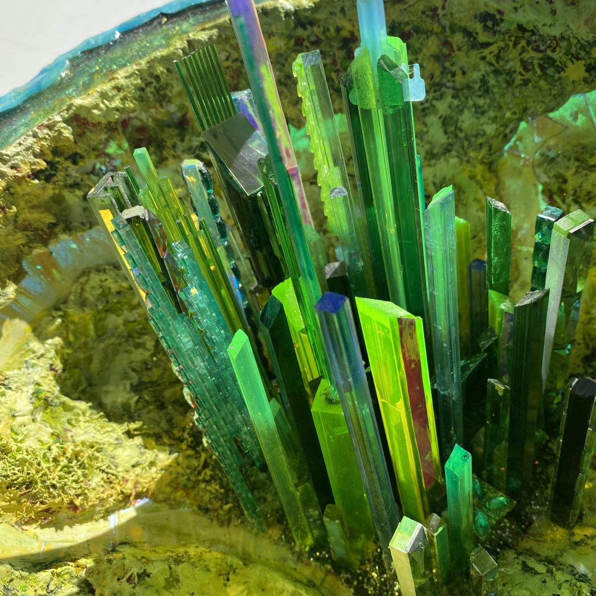 "The Emerald City Geode" | Partial interior view