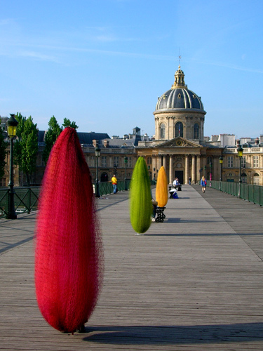 Cocoons | Installation view | Pont Des Arts, Paris, June 2005
