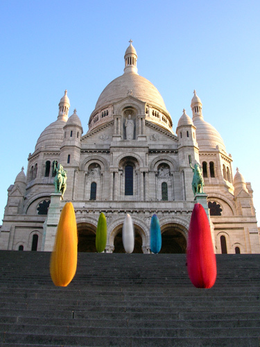 Cocoons | Installation view | Cathedral Sacre Coeur, Paris, July 2005
