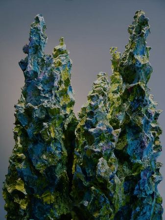 Spires | "Blue-Green #1" | Signed Limited Edition Archival Giclee print | 58" X 45" | 2009