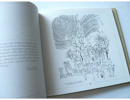 Each page features drawings by John Coburn and remarks by ordinary New Yorkers. 