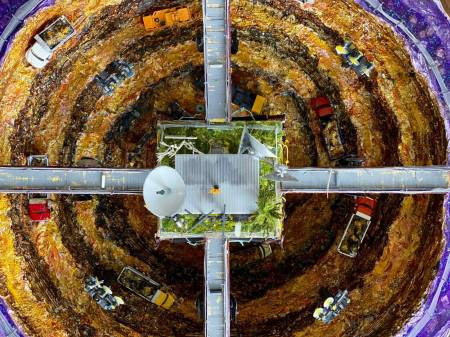 The Quarry Geode | Aerial view