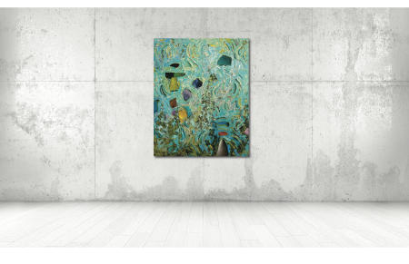 "Quavers Between D Flat and C" | Approximate unframed scale view