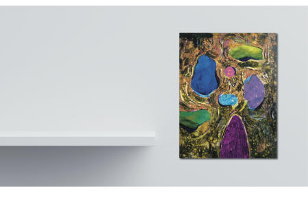 Quavers | Study | "Between A Sharp & C" | Approximate unframed scale view