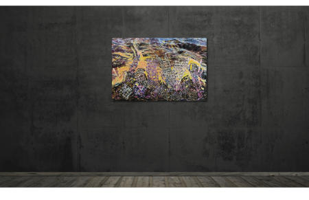 "Ocher Alert" | Approximate unframed scale view