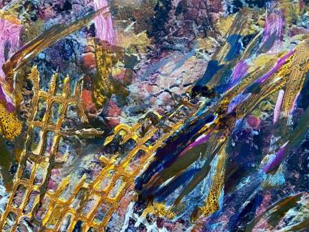  "Burnt Umber Alert" | Surface detail.