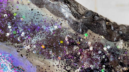 The Black Sheep Geode | Rim detail