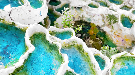 The Pamukkale Geode | Partial interior view 