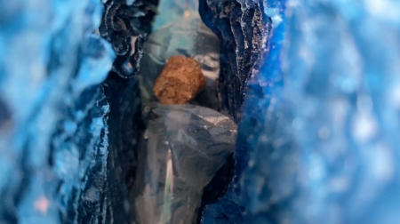 The Blue Coral Geode | Interior detail