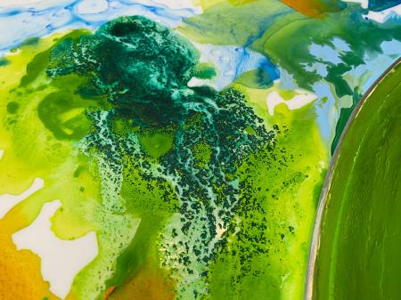 "The Light Green Host" | Detail view