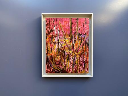 "Rose Timber"  | Scale view with artist's frame
