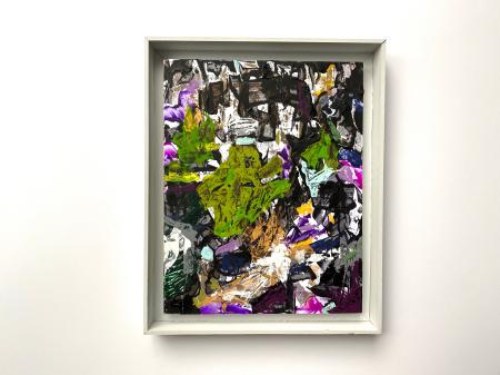 "Elizabeth & Mott" | Scale view with artist's frame