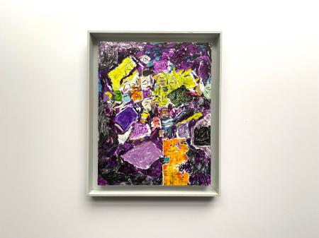 "Thompson & Bleecker" | Scale view with artist's frame