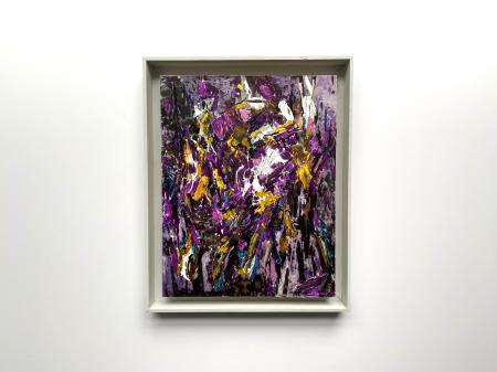 "Wooster & Grand" | Scale view with artist's frame
