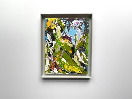 "Christie & Grand" | Scale view with artist's frame