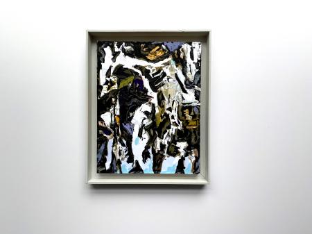 "Howard & Crosby" | Scale view with artist's frame