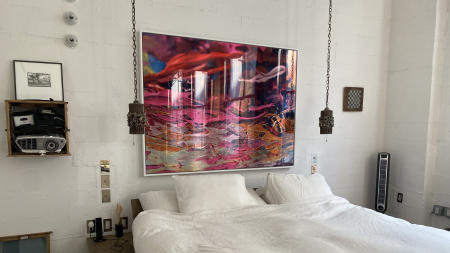 "Over A Windy Prairie" | Installation view in collector's home