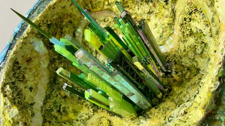 The Emerald City Geode | Interior view