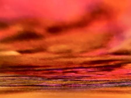 "7:00PM Over Sand Dollar Beach" | From the series, SKIES | Painting and photography combined on archival silver metal prints | edition of 5 | sizes variable.