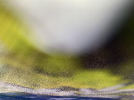 "7PM Over Moon Shadow Bay" | From the series, SKIES | Painting and photography combined on archival silver metal prints | edition of 5 | sizes variable.